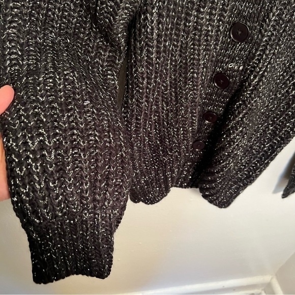 Modcloth Warming Signs Knit Cardigan Black - Picture 10 of 15